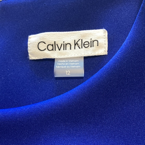 Calvin Klein size 12 Royal Blue dress brand new - Picture 3 of 4